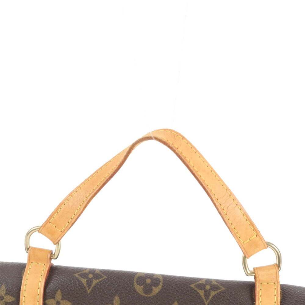 LOUIS VUITTON Brown Monogram Leather Backpack - Picture 4 of 10